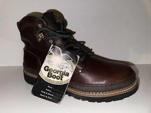 NEW GEORGIA GIANT SIZE 16 6" WORK BOOTS G6274 Sport Trail UK 14 EUR 49 Comfort - Picture 1 of 11