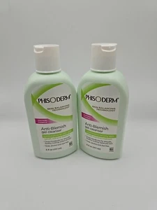 2 Phisoderm Anti Blemish Gel Cleanser Soothing Formula 6oz - Lot Of 2 - Picture 1 of 2