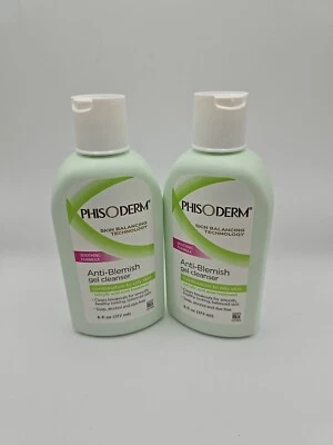 2 Phisoderm Anti Blemish Gel Cleanser Soothing Formula 6oz - Lot Of 2 - Image 1 of 2
