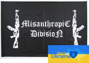 900 x 600 mm FLAGGE UKRAINISCHE KRIEG 2014-2022-2024 - Misanthropische Division #1 - Bild 1 von 1