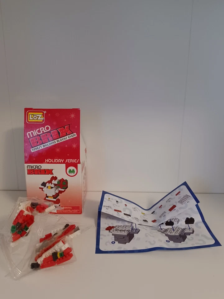 Loz Micro Brix Holiday Series Chris Kringle Santa Claus Bloque de Construcción Ladrillo Juguete Foto 1 de 1