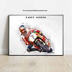 Barry Sheene Biking Legend MotoGP Superbike Racer Kunstdruck
