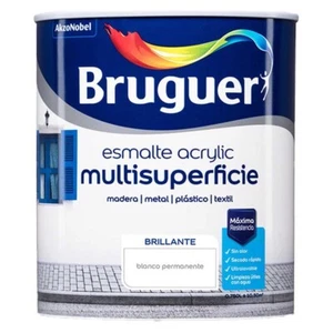 Bruguer Esmalte acrílico Blanco brillante 750 Ml - Imagen 1 de 1