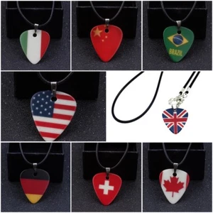 Collar pick de guitarra multiestilo con bandera de EE. UU. Union Jack Canadá China - Imagen 1 de 21