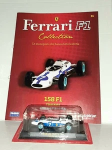 FERRARI 158 F1 JOHN SURTEES 1964 CON FASCICOLO FABBRI EDITORE SCALA 1:43 - Foto 1 di 1