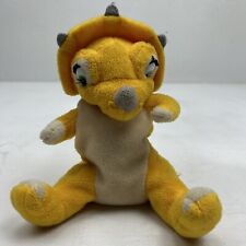 The Land Before Time Cera Triceratops Dinosaur/12''Plush Stuffed Yellow Toy 1996
