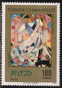 Turquía #1912 (A449) en estado bastante bueno MNH - 1972 100 k pescador, por Cevat Dereli - Imagen 1 de 1