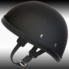 Eagle Novelty Flat Black Motorcycle Half Helmet Cruiser Biker S,M,L,XL,XXL