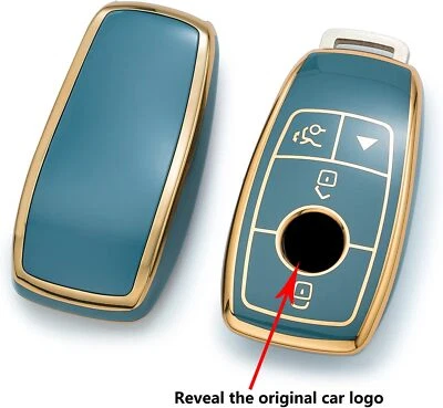 Cubierta de llavero inteligente TPU cubierta suave para Mercedes Benz CLA250 CLS450 G63 AMG coche  Foto 1 de 4