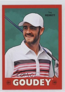 2016 Upper Deck Goodwin Champions Goudey Royal Red Troy Merritt #21