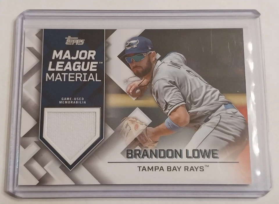 2022 Series 1 Major League Material Relic #MLM-BL Brandon Lowe - Tampa Bay Rays - Image 1 of 2