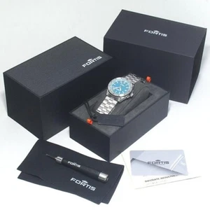 Fortis Marine Master M-40 Serenity Blue F8120004 Automatic Winding Men's Watch - Picture 1 of 8