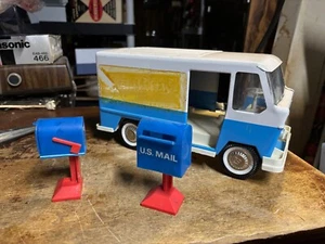 Vintage Buddy L Pressed Steel U.S. Mail Delivery Truck w/ 2 mail boxes - Imagen 1 de 6