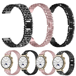 Women Diamond Metal Band Strap Bracelet For Huawei Watch GT 4 GT 5 Pro 42mm 41mm - Picture 1 of 41