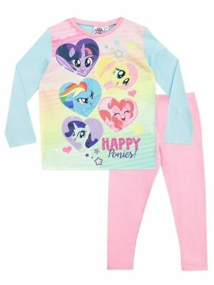 GIRLS MY LITTLE PONY PYJAMAS PJS PAJAMAS 3 TO 10 YEARS UNICORN