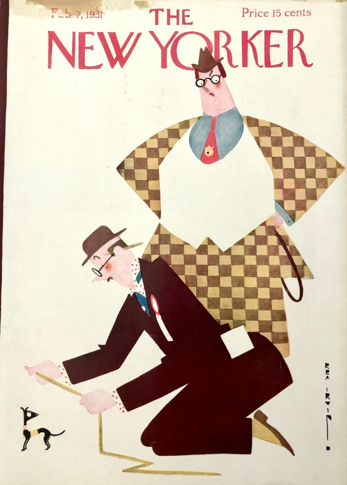 The New Yorker Cover, February 7, 1931, cover art by Rea Irvin - Image 1 of 1