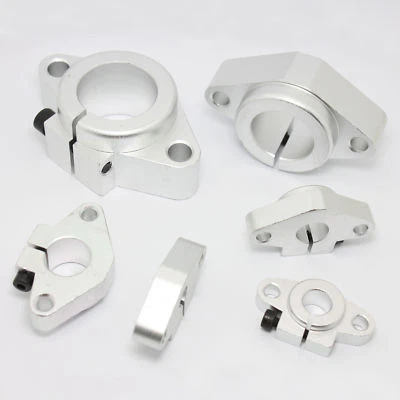 CNC 3D Printer SHF8/12/16/20/25/30 Linear Rail Shaft Support Aluminum Rod Holder - Image 1 of 2