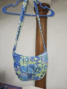 Vera Bradley Umhängetasche 100 % Baumwolle Blumenmuster - Bild 1 von 5