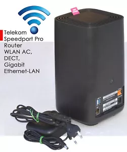 Telekom Speedport Pro Hybridfähiger wi-Fi WLAN Router LTE Mesh Hd-Telefonie Acdc - Picture 1 of 5
