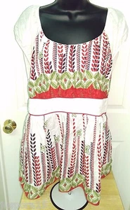 Venezia Womens Shirt Top Blouse Size 18/20 18W/20W Red Black Green Beige Floral - Picture 1 of 3