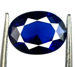 Tanzanite blu ovale 0,90 ct 7 x 6 mm pietra preziosa naturale certificata AGI SD40 - Foto 1 di 8