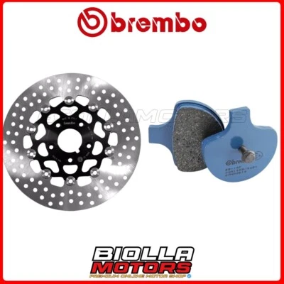 KIT PASTIGLIE + DISCO BREMBO HARLEY DAVIDSON FXSTC SOFTAIL CUSTOM 1340 1994 ANTE Foto 1 de 4