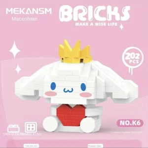 Bricks! Sanrio Building Blocks Cinnamoroll Crown Build Your Own - Picture 1 of 3