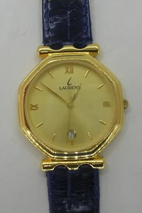 Orologio LAURENS al quarzo Data ottagonale Watch vintage anni 90 NUOVO - Imagen 1 de 7