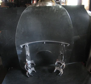 HARLEY DAVIDSON 18" CLEAR WINDSHIELD w/ Quick Release Clamps COMPACT - Picture 1 of 14