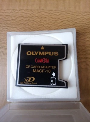 OLYMPUS Japan Camedia CF Card Adapter MACF-10 xd picture card Camedia Japan made - Image 1 of 4