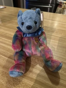 Ty Beanie September Birthday Bear  - Picture 1 of 9