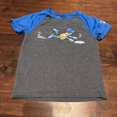 Under Armour Boys 4 XS Baseball Peanut Shirt Dri-fit Graphic Tee - Image 1 of 4