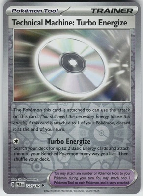 Pokemon Technical Machine: Turbo Energize 179/182 SV04: Paradox Rift NM Reverse - Image 1 of 2