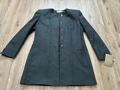 Blazer Traje Chaqueta Para Mujer Gloria Vanderbilt Verde Mezcla Lana Talla 12 Nuevo Foto 1 de 4