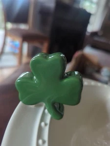 NORA FLEMING Green Shamrock Mini Charm St Patrick's Day - Picture 1 of 3