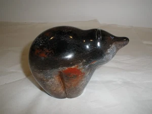 Vintage Original ORIENT & FLUME Kunst Glas BÄR Figur Briefbeschwerer Grizzly - Bild 1 von 17