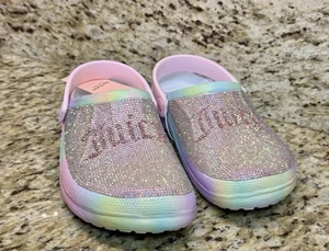 Zapatos Juicy Couture Rainbow Bling Mules Talla 8 Nuevos con Etiquetas - Imagen 1 de 9