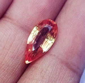 Untreated 100% Natural Morganite 4.80 Ct Pear Shape Loose Gemstones Certified - Picture 1 of 6