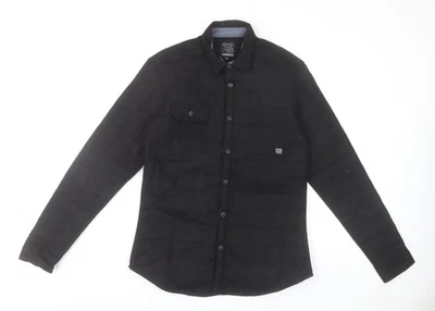 Chaqueta informal Twistedsoul de algodón acolchada negra para hombre M Foto 1 de 4