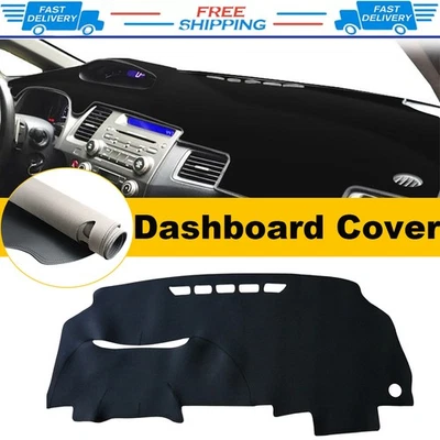 For Honda Civic Acura CSX Leather Dashmat Dash Cover Dashboard Mat Car Pad - Image 1 of 4