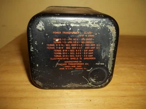 Transformador de potencia Chicago Transformer 8730B - Imagen 1 de 5
