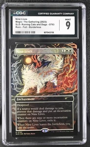 NINE LIVES Secret Lair: Raining Cats and Dogs Foil Rare CGC 9 MTG [Nostalgium] - Picture 1 of 2