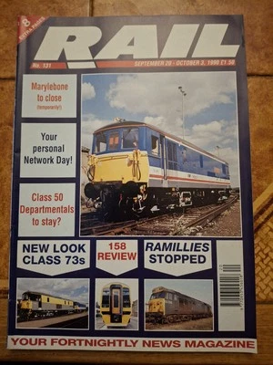 Rail magazine: No. 131: Sep20-Oct103  1990 : RAMILLIES STOPPED : (C) - Image 1 of 4