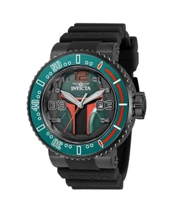 Orologio Uomo INVICTA 27669 Star Wars Edizione Limitata Boba Fett Cinturino Nero $1.200 - Foto 1 di 9