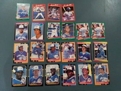 Toronto Blue Jays- Donruss 22 Card Lot - Fernandez, Stieb, Barfield, Henke - RC - Image 1 of 2