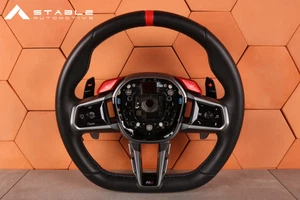 VOLANTE ORIGINAL BMW M5 G90 G99 M-POWER CALEFACTABLE LEVAS DE CAMBIO ASISTENTE - Imagen 1 de 14