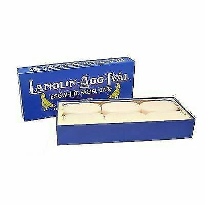 Victoria Lanolin-Agg-Tval Eggwhite Facial Care Soap (Pack of 6)