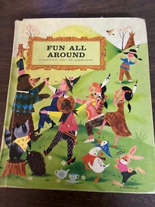 Child's Reading Book "Fun All Around" 1960 Book HC Vintage Florida - Picture 1 of 16
