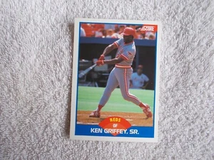  Score MLB 1989 "KEN GRIFFEY JR" #609 Cincinnati Reds Trading Card n32 - Bild 1 von 2