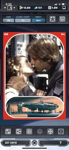 Topps Star Wars Digital Card Trader Red ESB Marathons 2019 Han & Leia Award - Picture 1 of 1